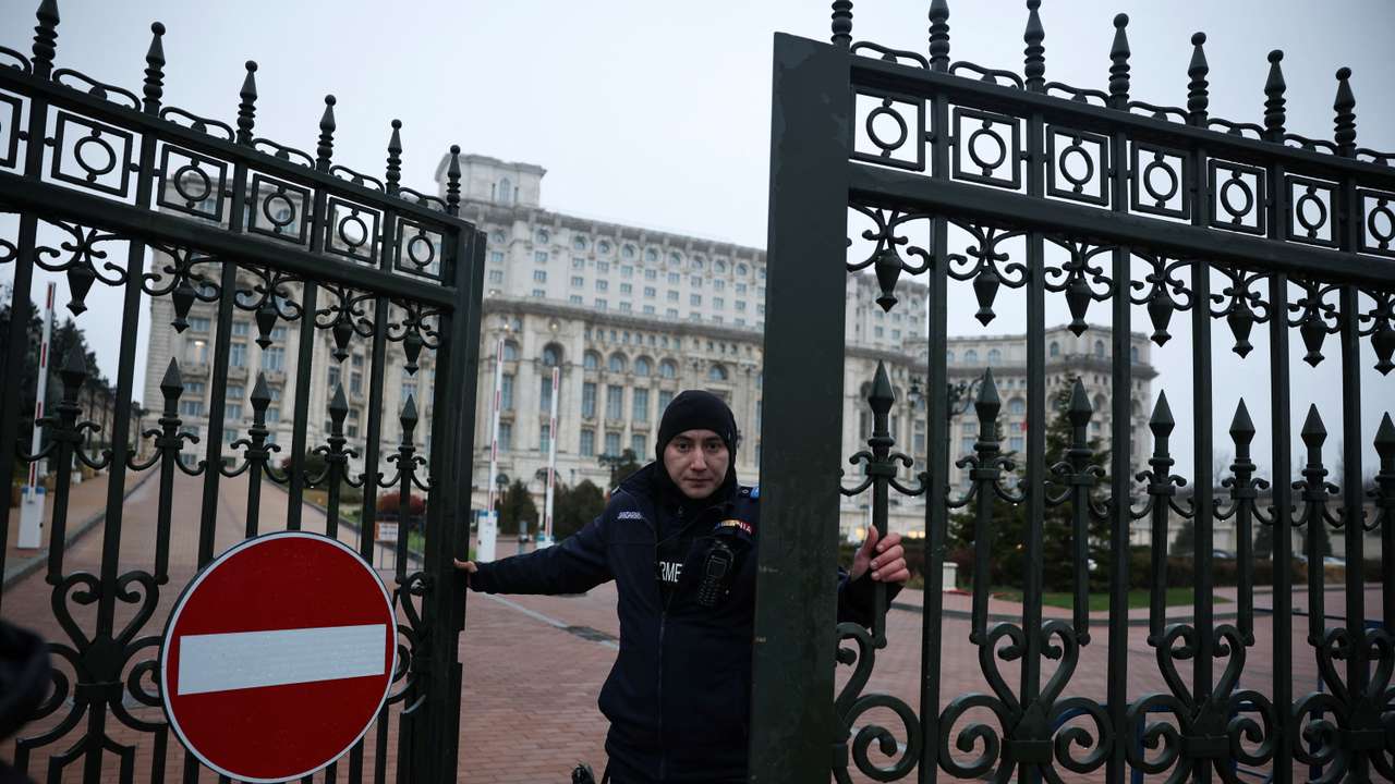 Romanian top court annuls the result of the first round of the presidential election, in Bucharest