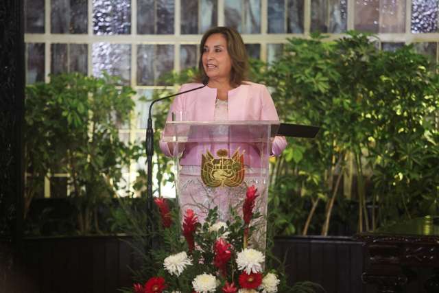 FILE PHOTO: Peru President of Peru Dina Boluarte