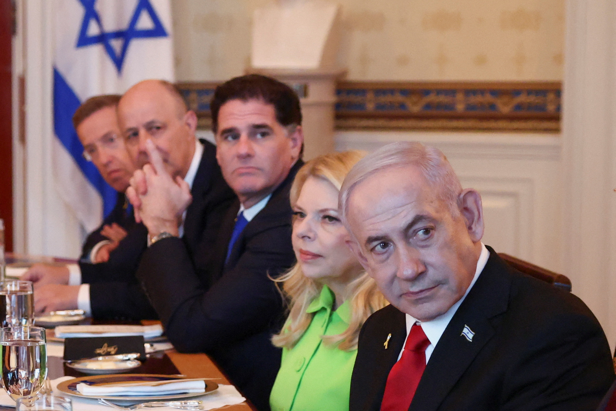 Israeli Prime Minister Benjamin Netanyahu visits the White House in Washington