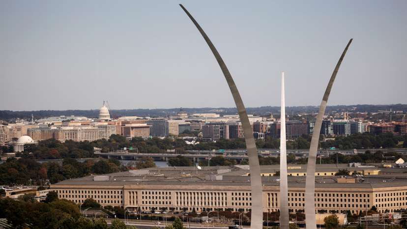 FILE PHOTO: The Pentagon building is seen in Arlington, Virginia, U.S.