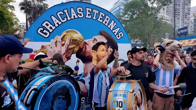 Messi Fans Pack Monumental For Final Goodbye