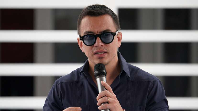 Ecuador's President Daniel Noboa attends event in Duran