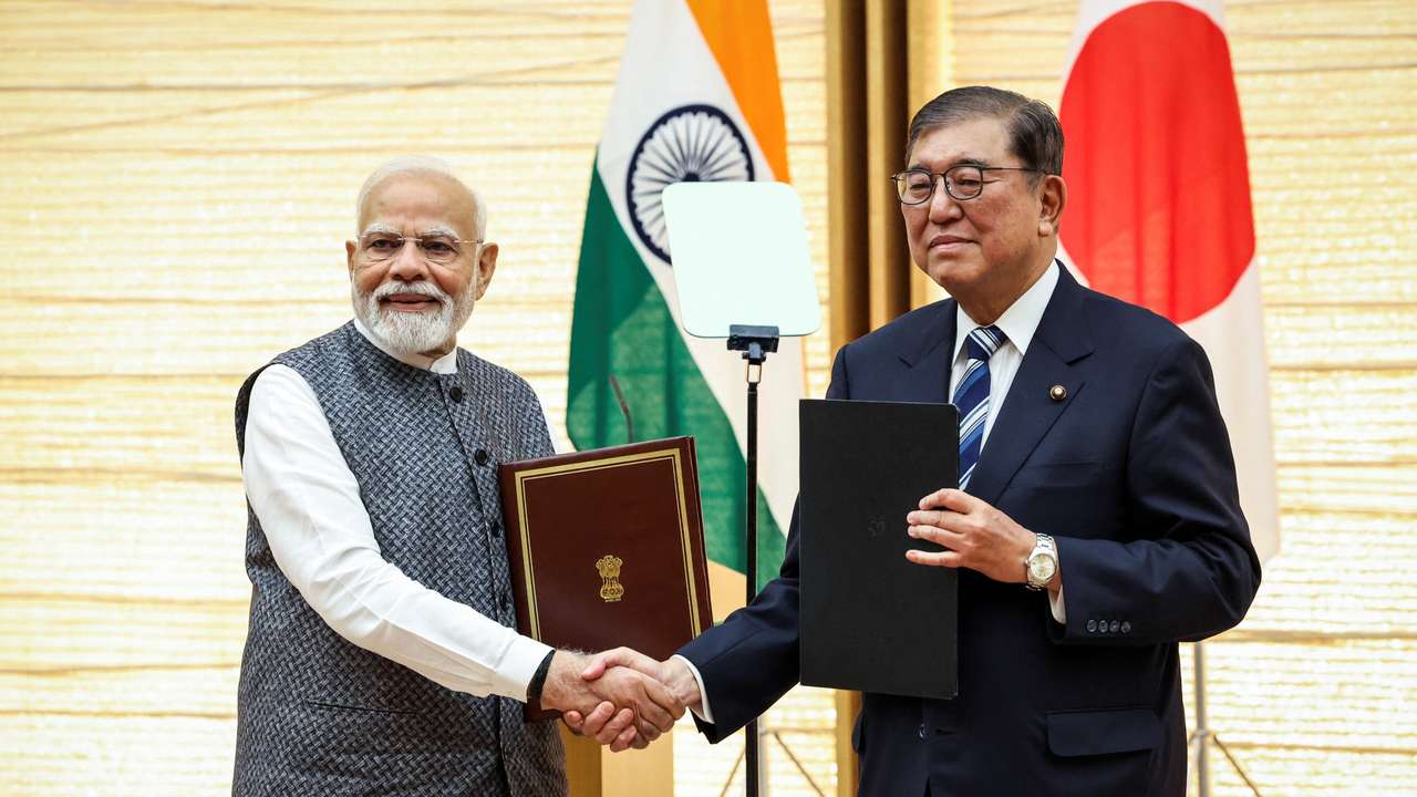 India's Prime Minister Modi visits Japan