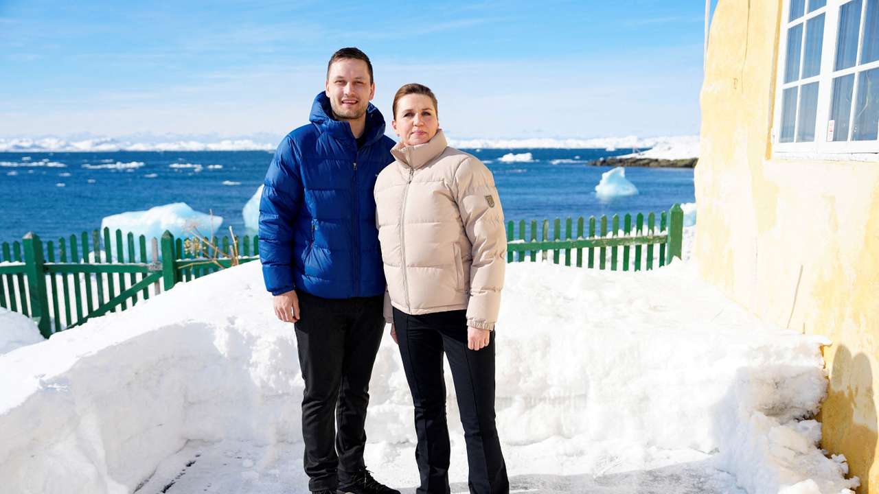 Denmark's Prime Minister Mette Frederiksen visits Greenland