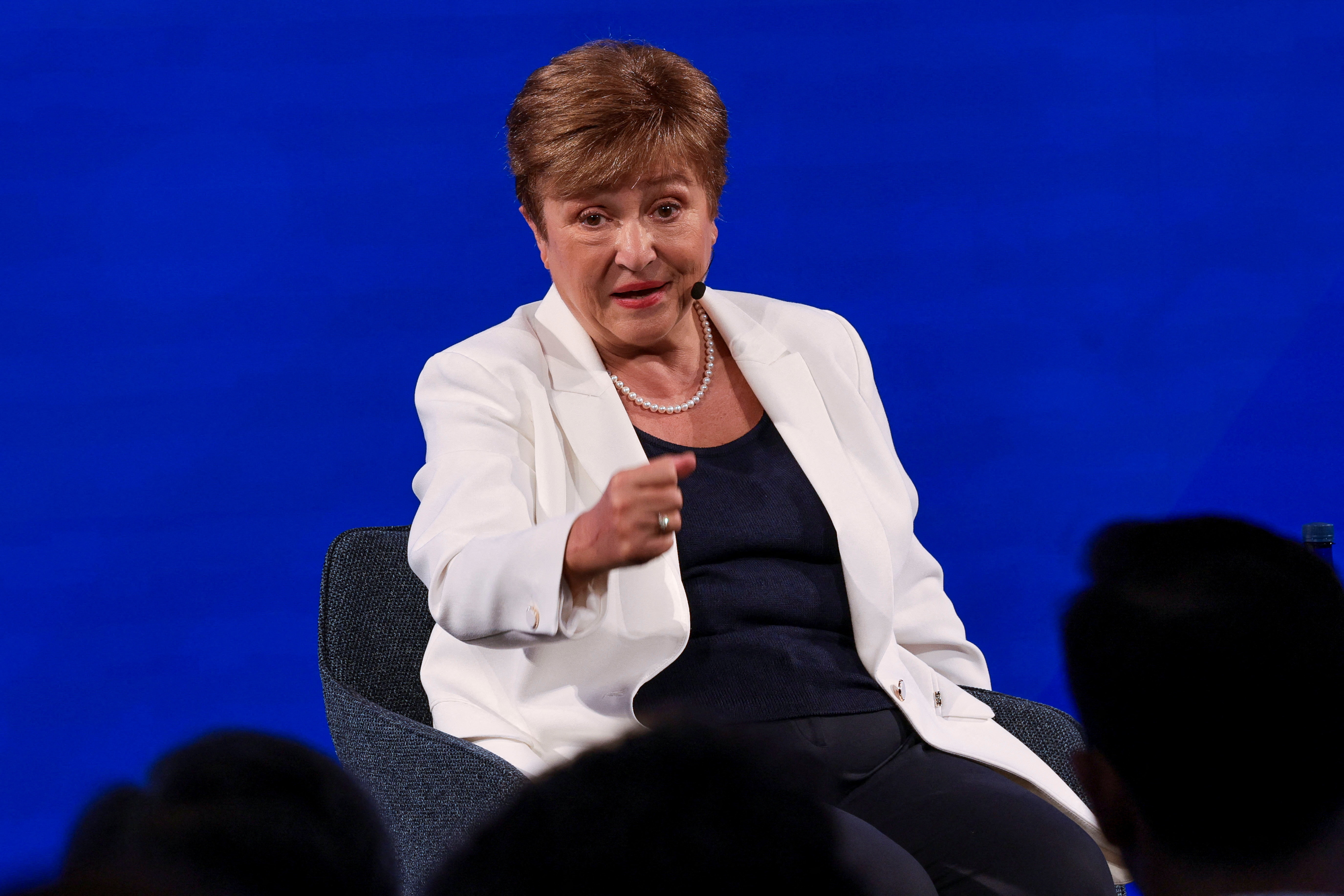 IMF Managing Director Georgieva delivers remarks at the Milken Institute in Washington, D.C.