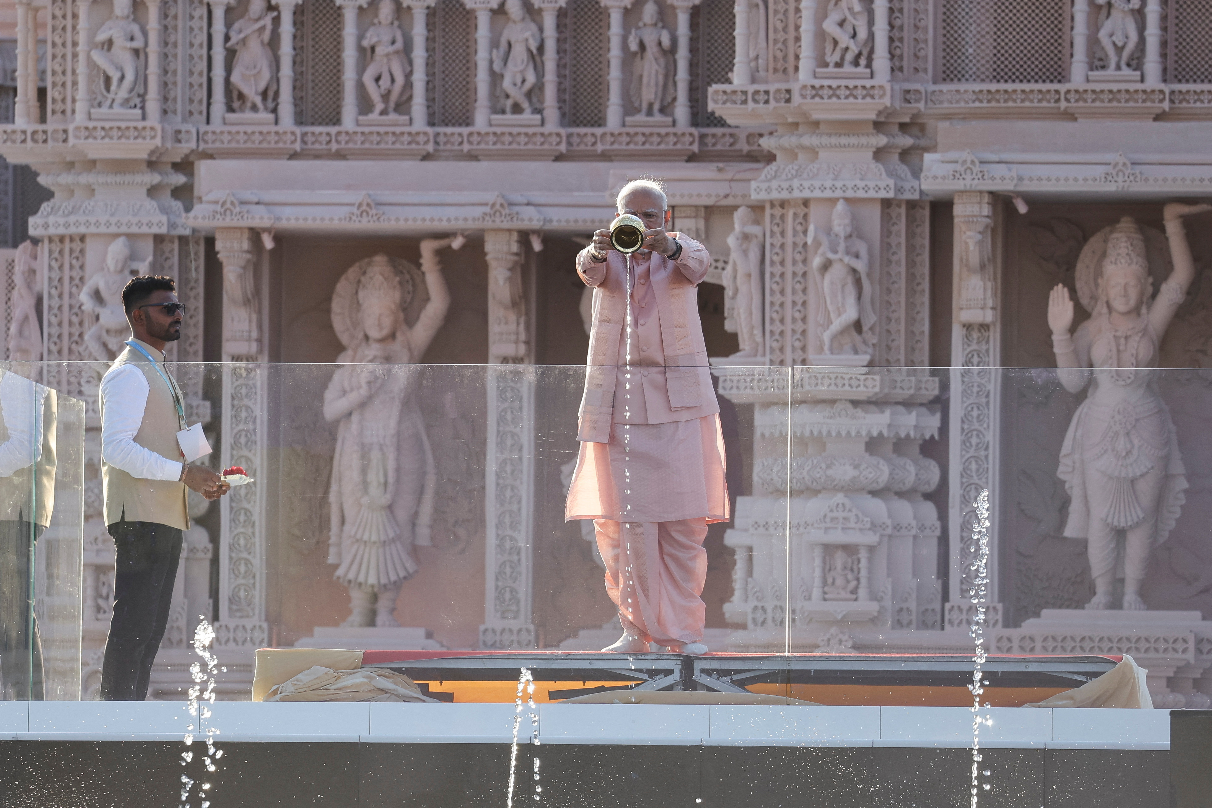 Inauguration of the BAPS Hindu temple in Abu Dhabi
