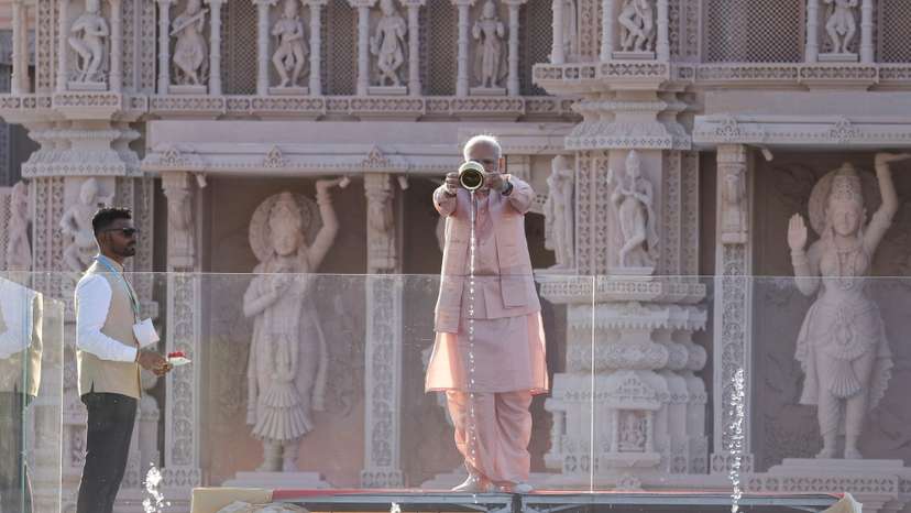 Inauguration of the BAPS Hindu temple in Abu Dhabi