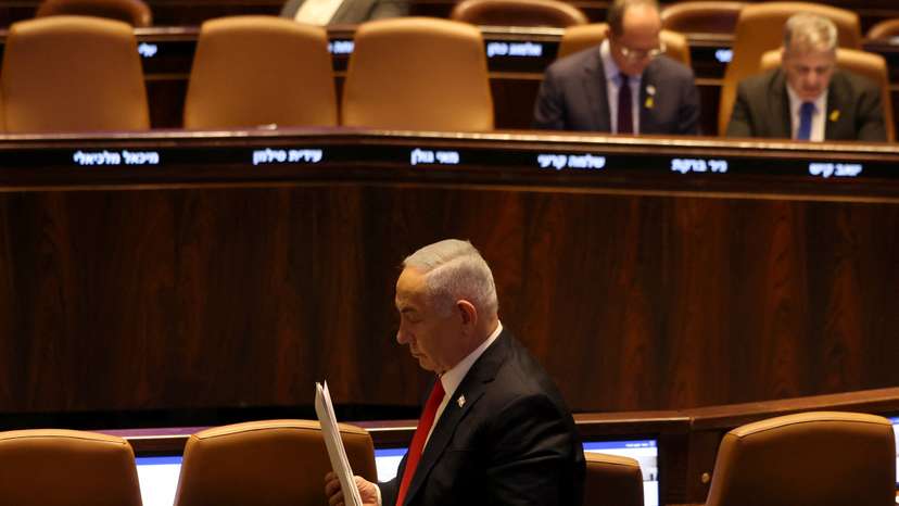 Israeli PM Netanyahu speaks at Knesset in Jerusalem
