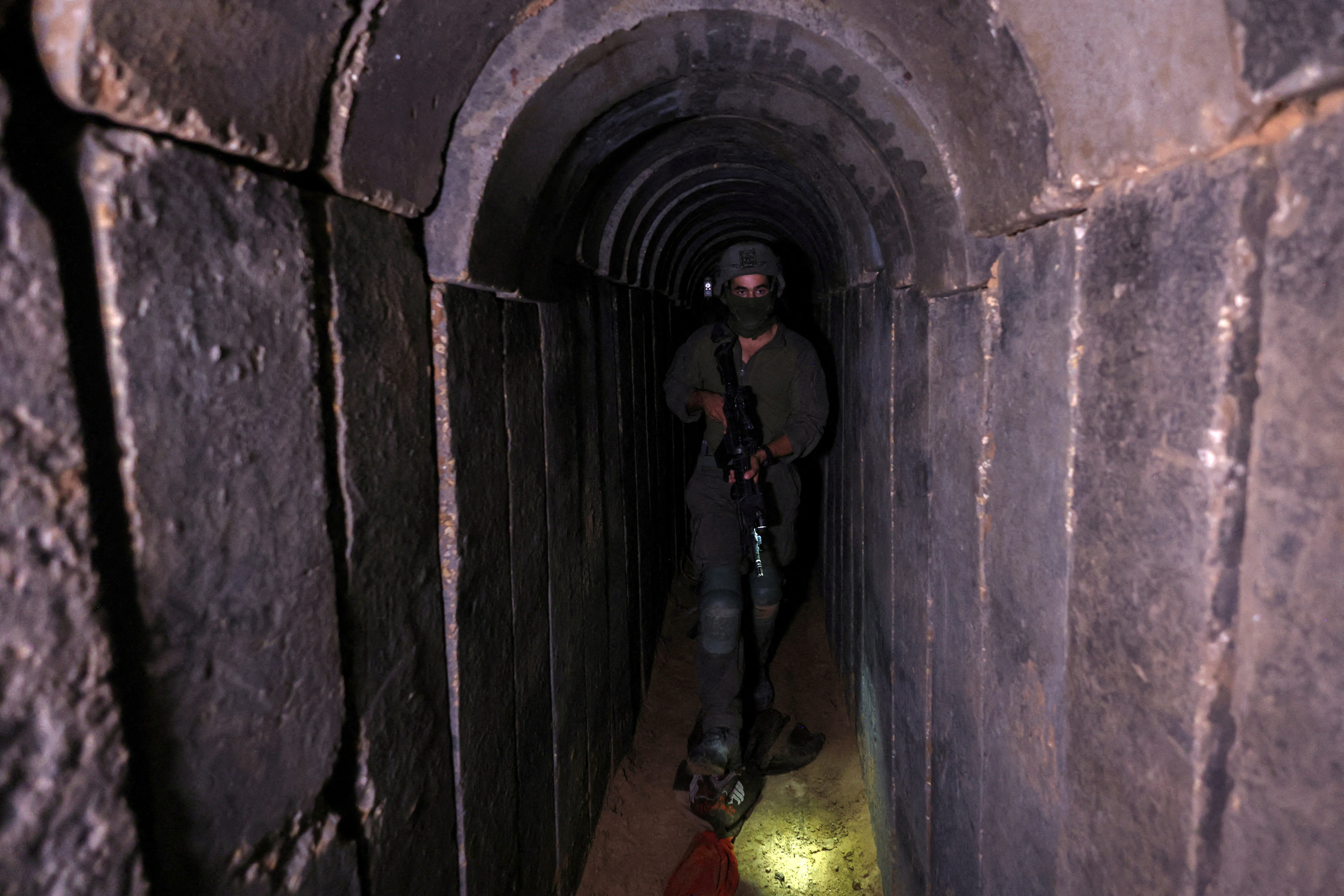 FILE PHOTO: Ground operation of the Israeli army against Palestinian Islamist group Hamas in northern Gaza