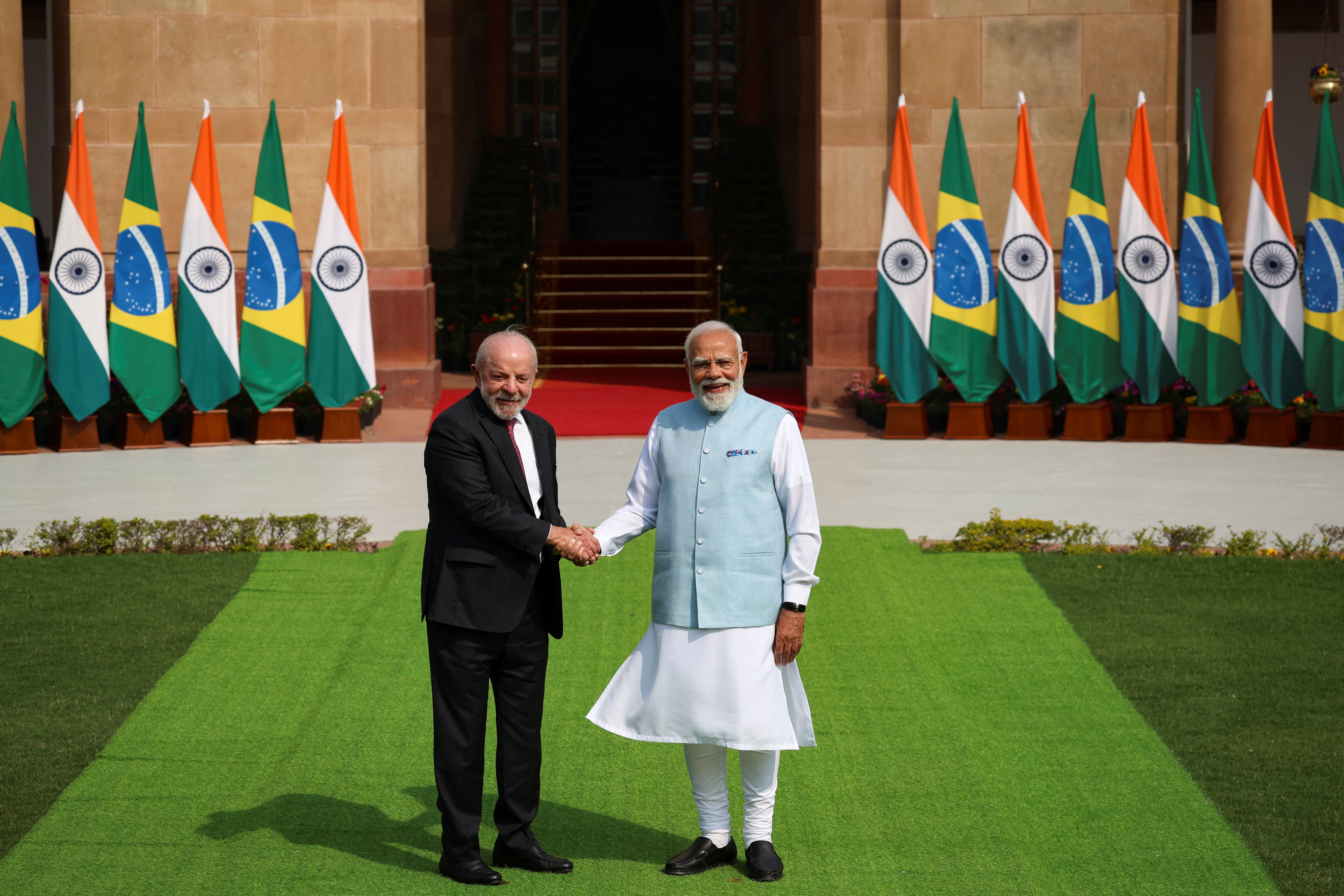 Brazilian President Lula visits India