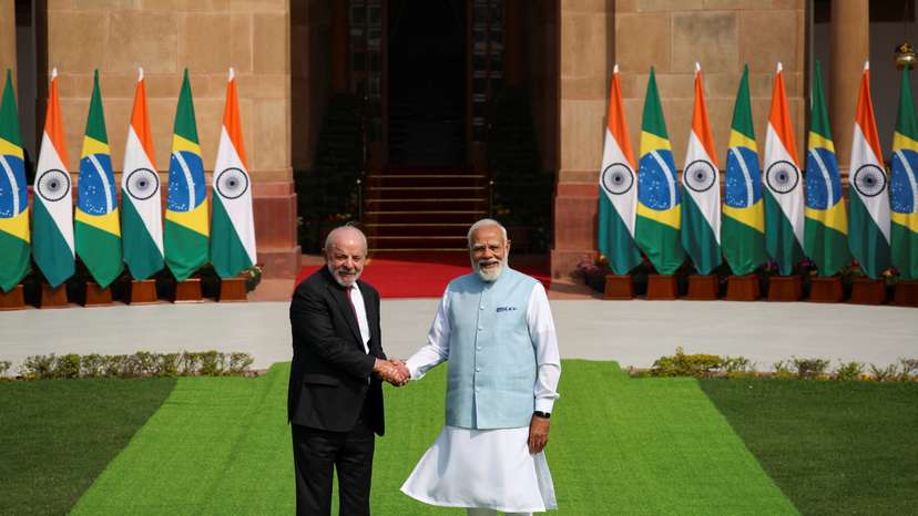 Brazilian President Lula visits India