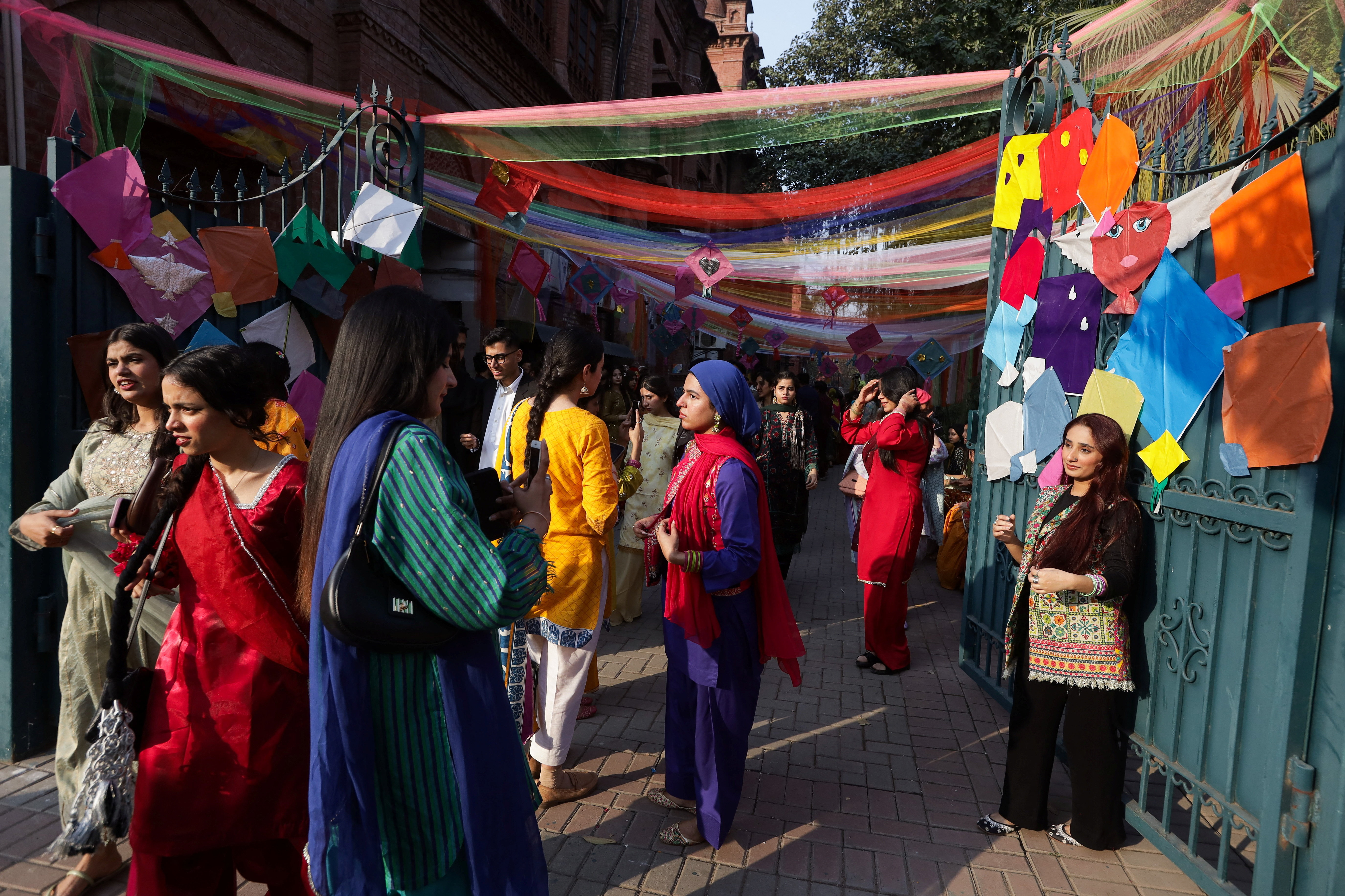 Basant, a kite-flying festival, in Lahore