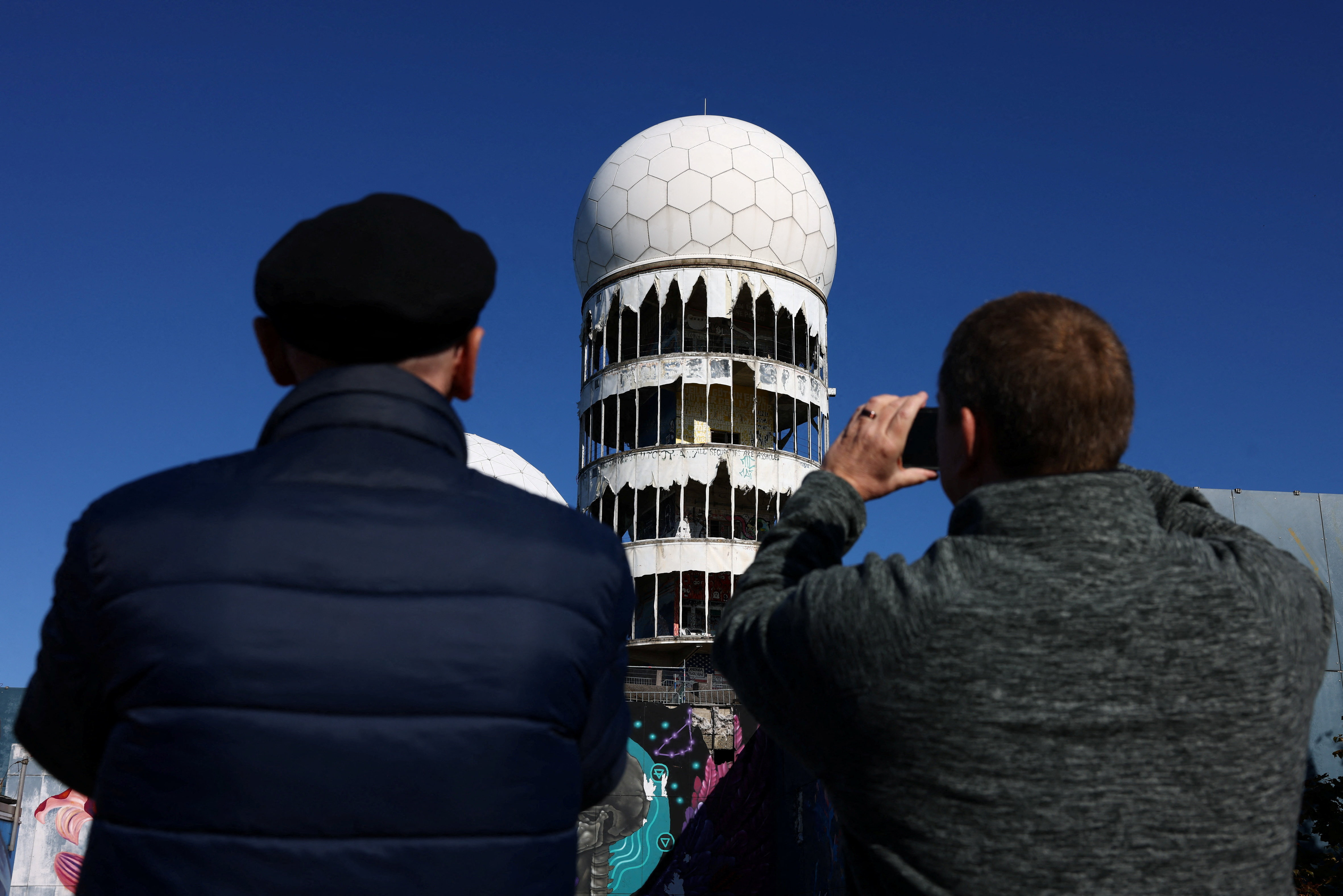 Former British conscripts return to long defunct Berlin listening station