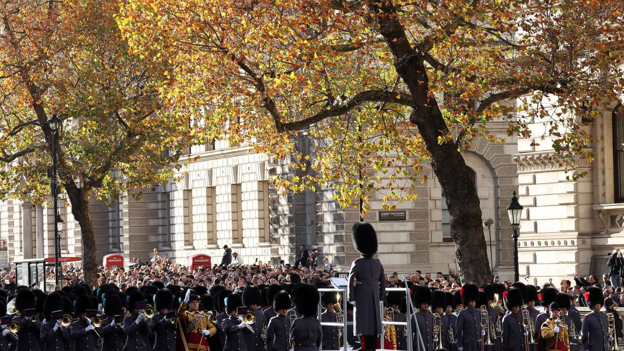 Remembrance Sunday ceremony in London