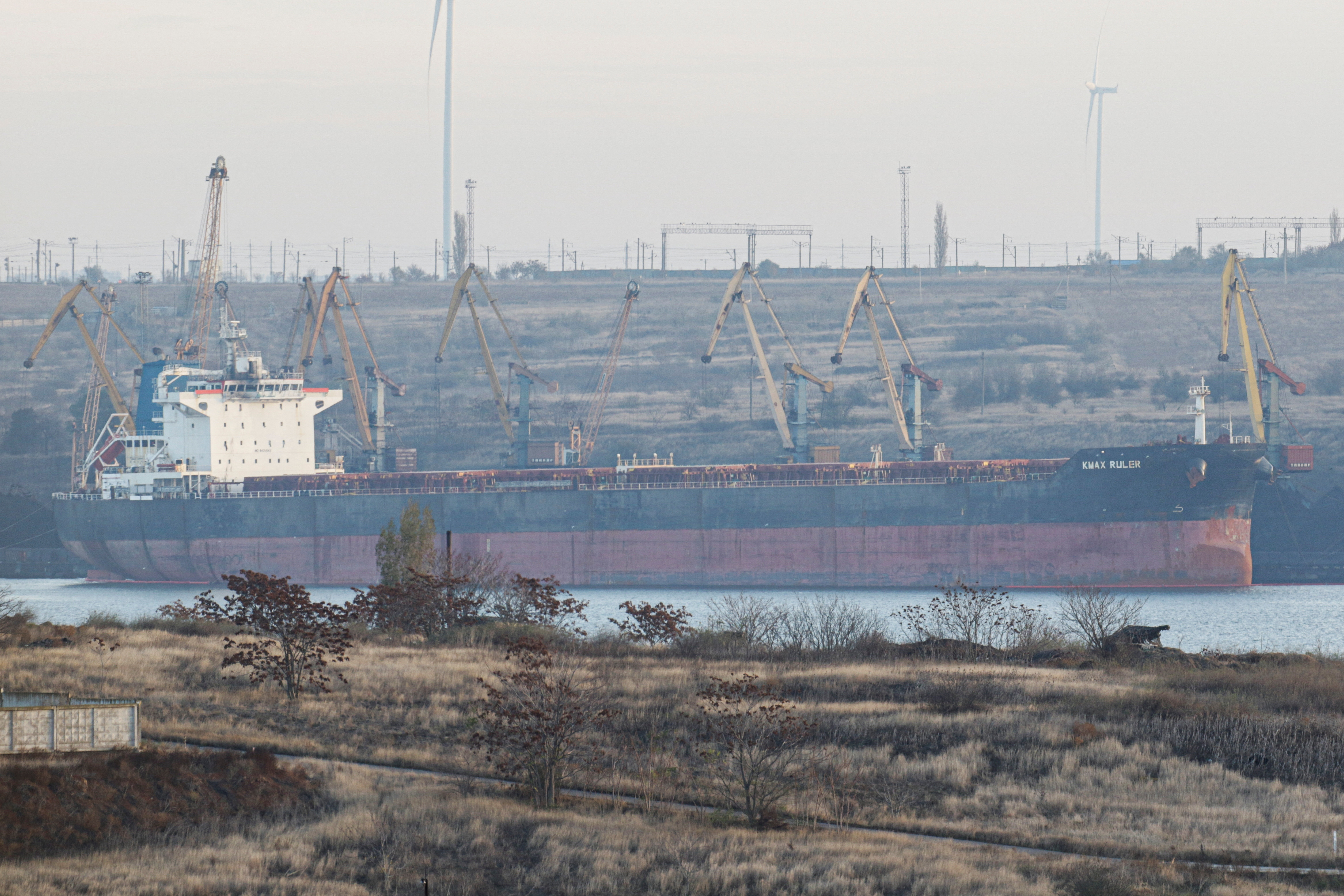 Aftermath of a Russian missile attack in Odesa region