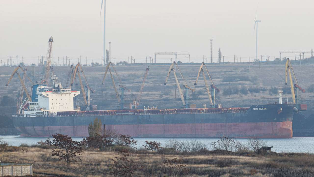 Aftermath of a Russian missile attack in Odesa region