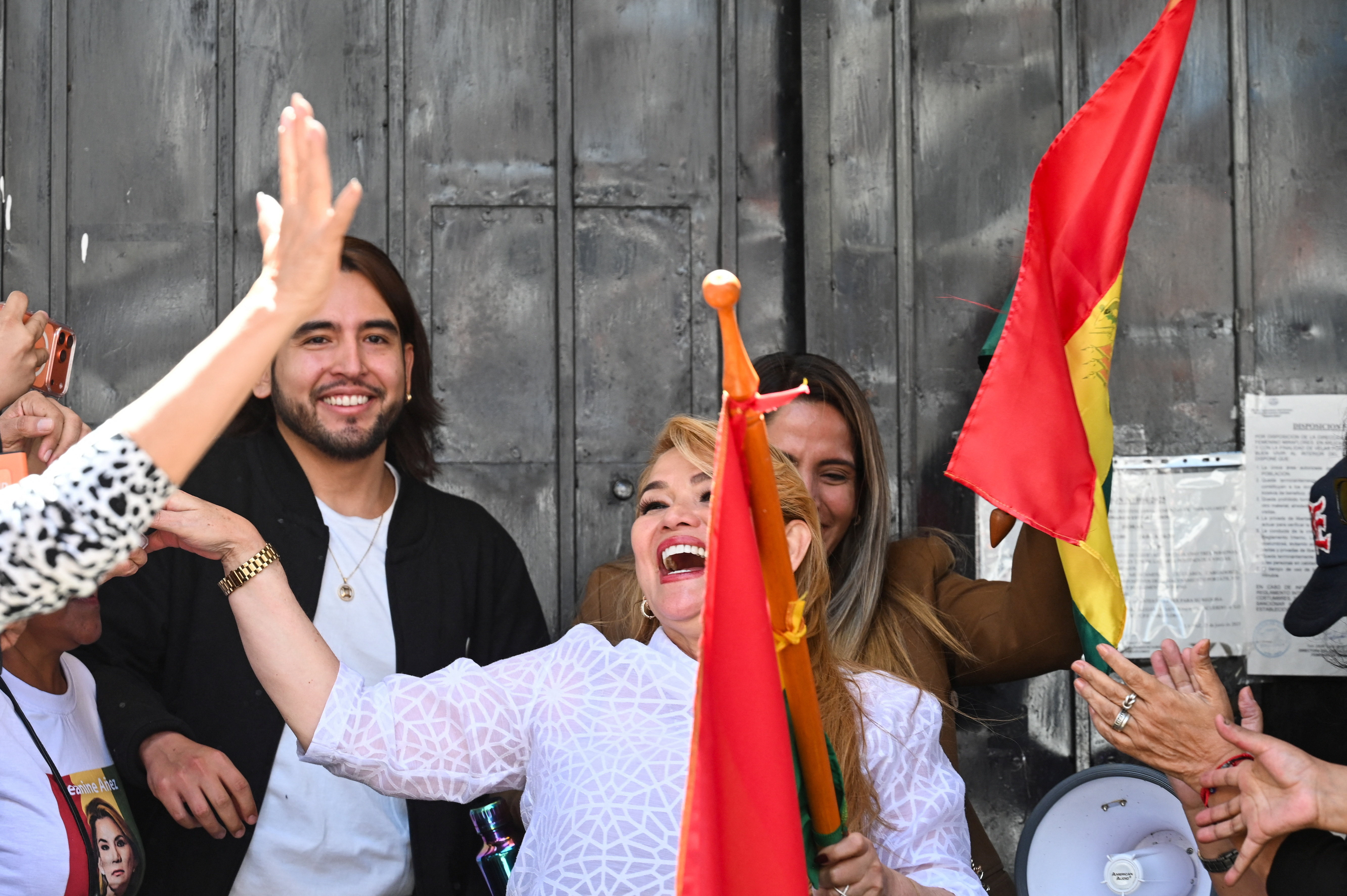 Bolivia's former President Jeanine Anez released from prison after Supreme Court order, in La Paz