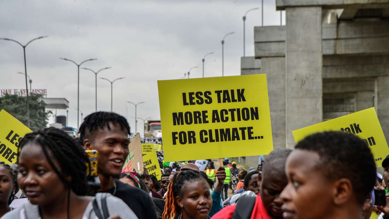 African Climate protest in Nairobi, Kenya - 04 Sep 2023