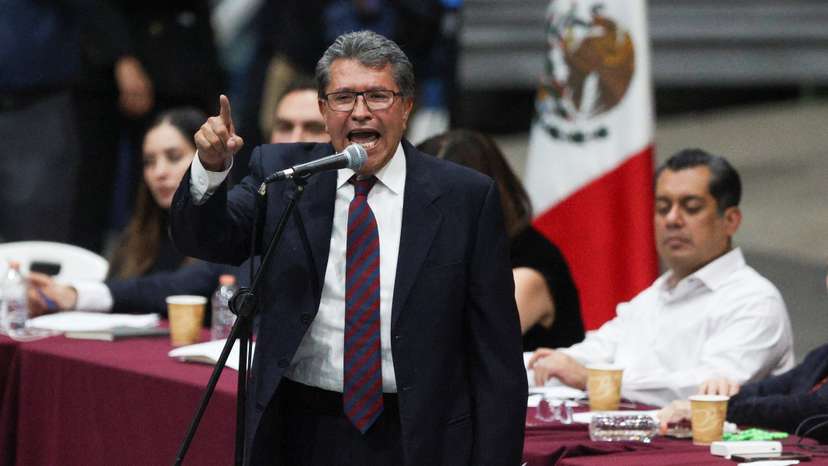 Lawmakers hold a session at the Magdalena Mixhuca Sports Complex to debate a controversial judicial reform, in Mexico City
