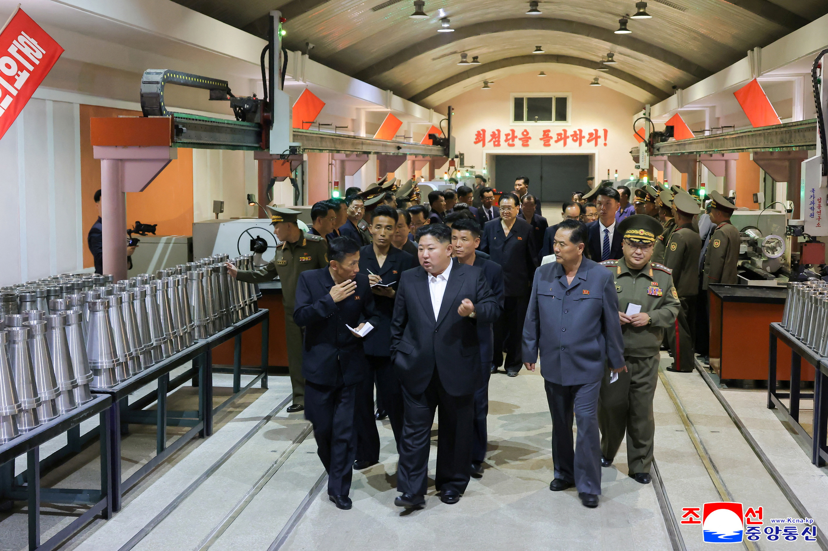 North Korean leader Kim Jong Un inspects military factories in North Korea