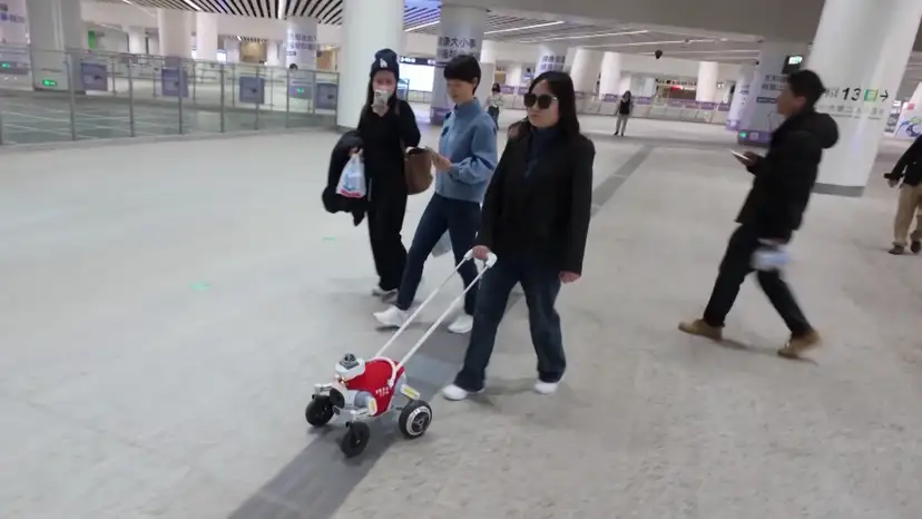 China’s Shenzhen metro pioneers AI robotic 'guide dogs' for visually impaired commuters
