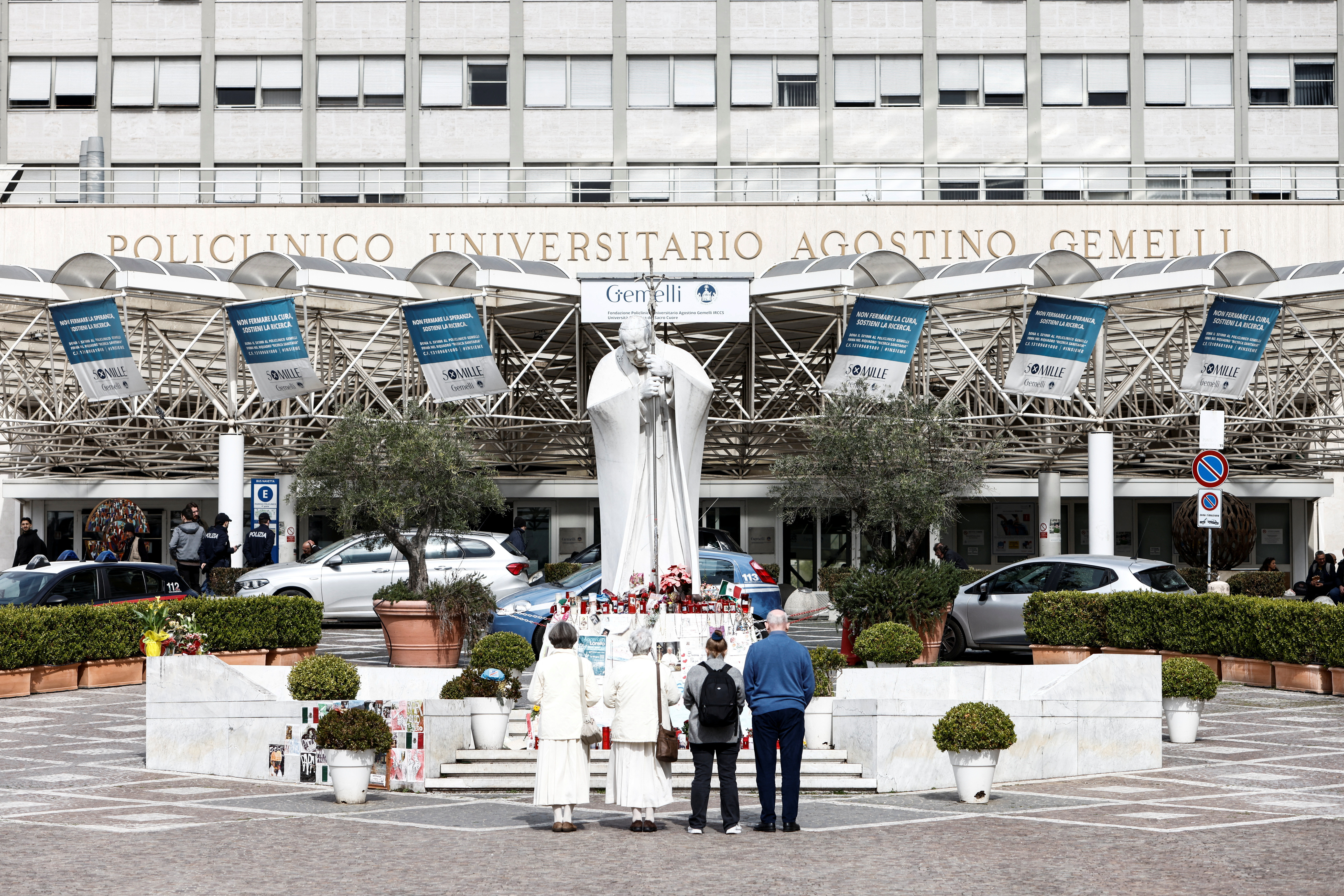 Pope Francis continues treatment at Gemelli Hospital in Rome