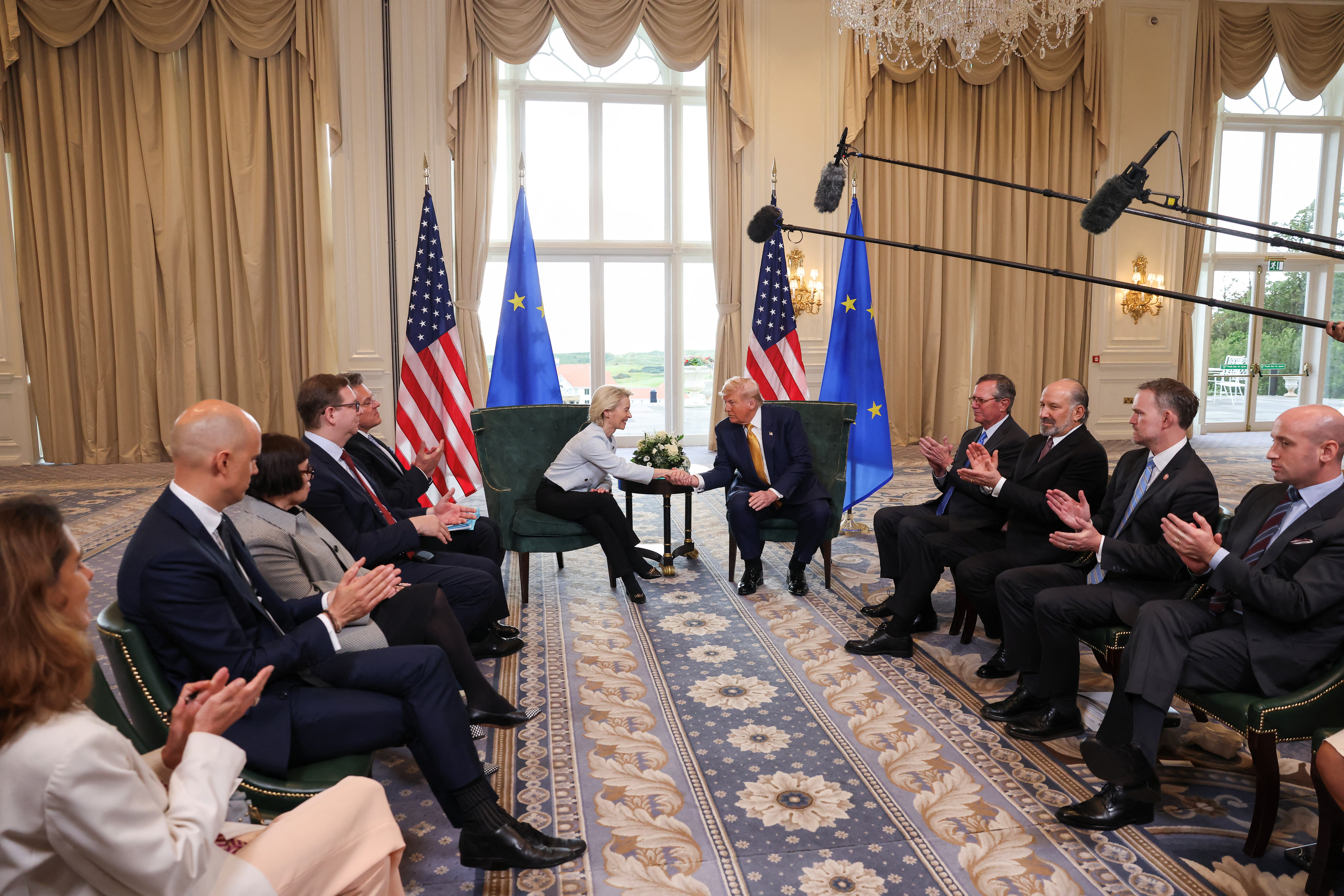 U.S. President Trump visits Scotland