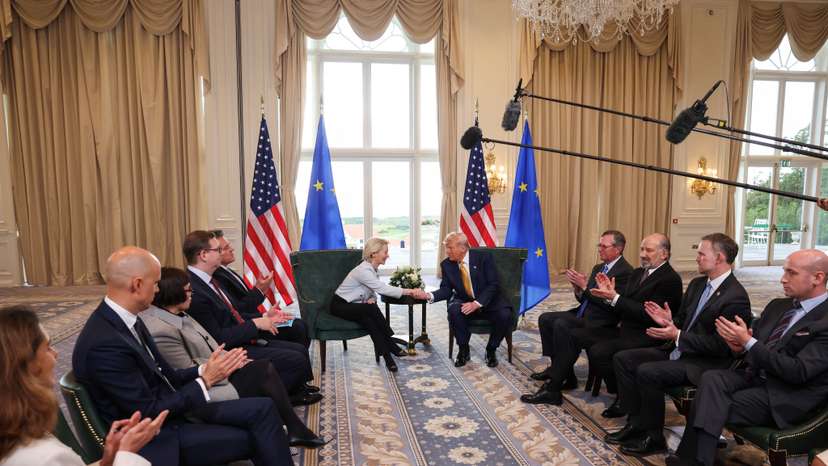 U.S. President Trump visits Scotland