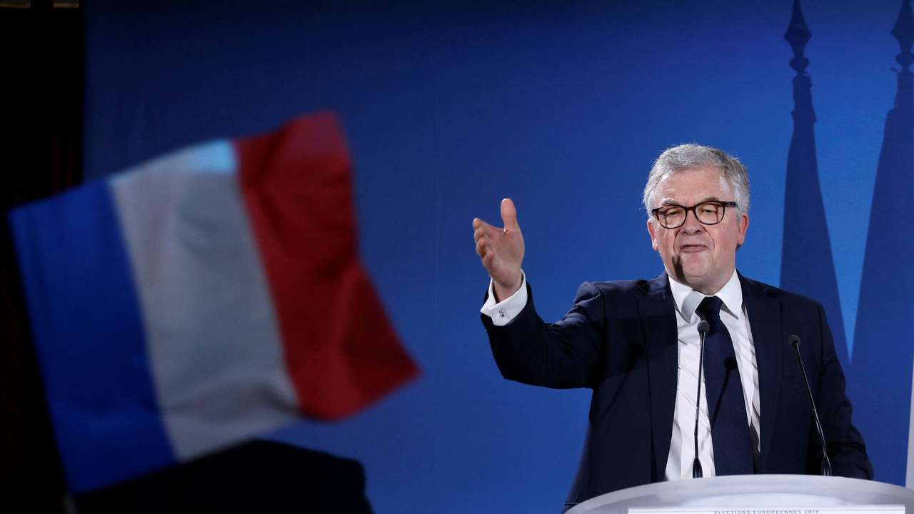 French far-right RN party member Garraud attends meeting in Saint-Paul-du-Bois