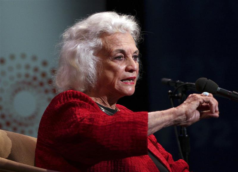 FILE PHOTO: U.S. Supreme Court Justice O'Connor speaks during an interview