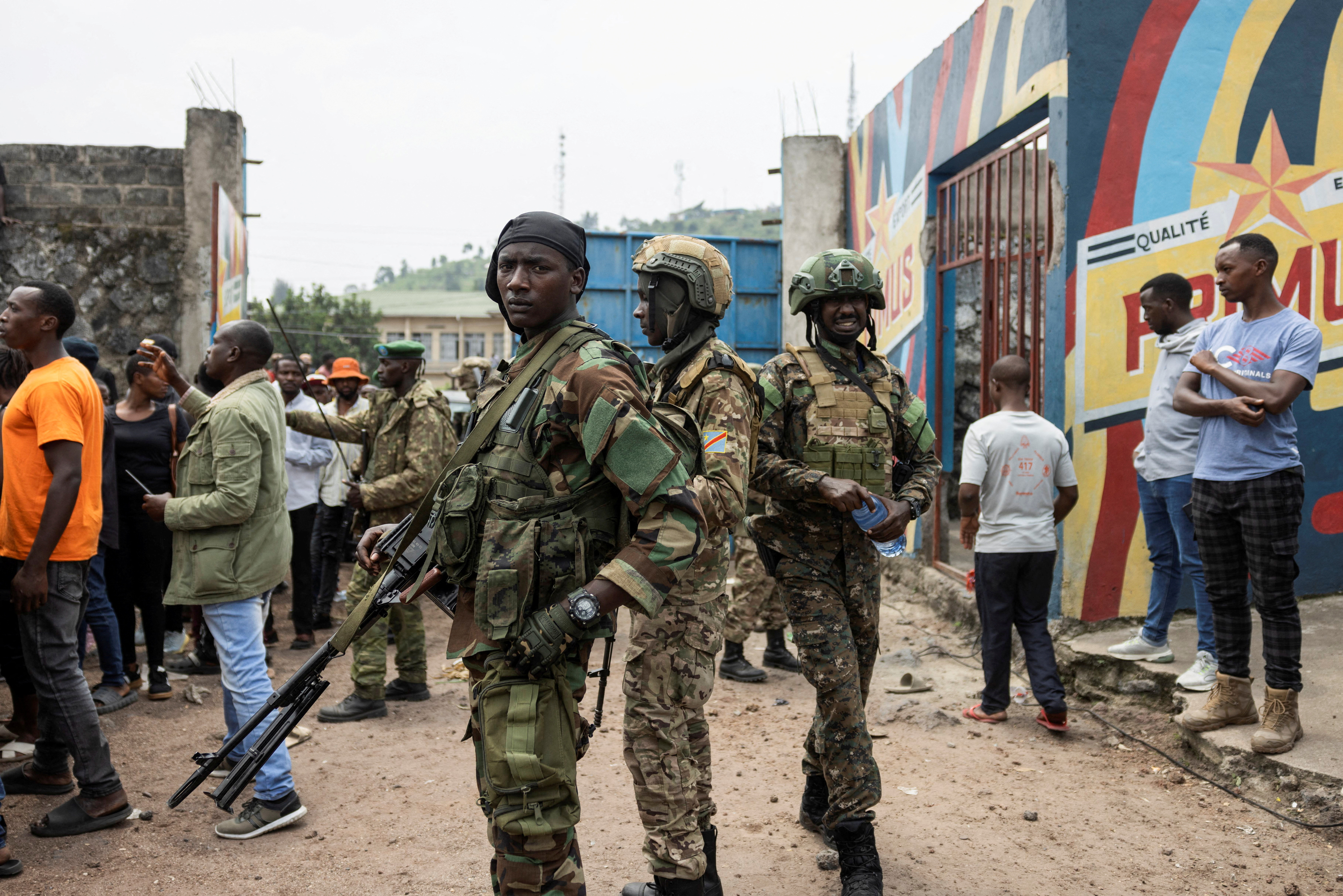 FILE PHOTO: Meeting organised by M23 at the Stade de L'Unite in Goma