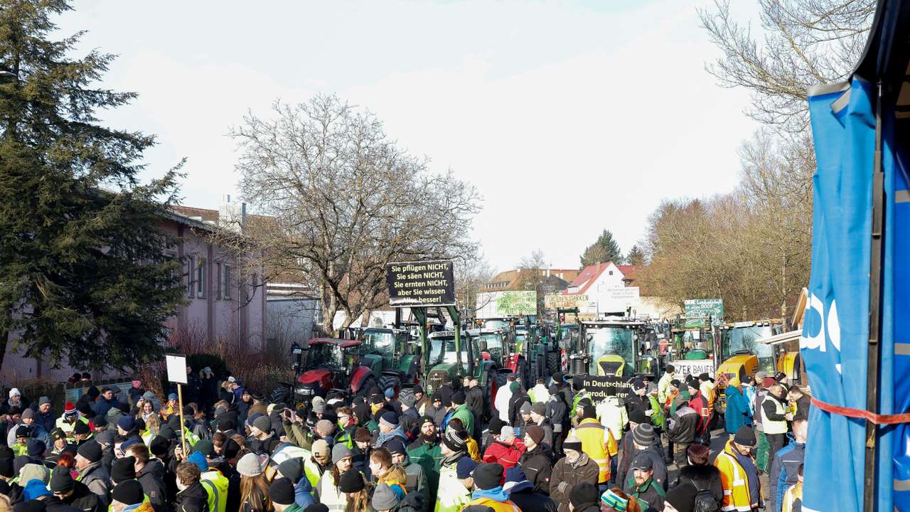 Farmers' protest in Ellwangen