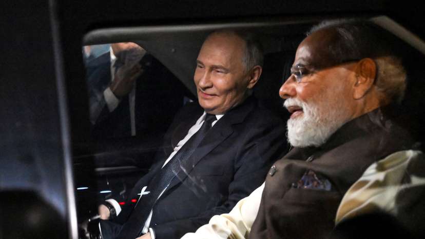 Russian President Vladimir Putin arrives in India