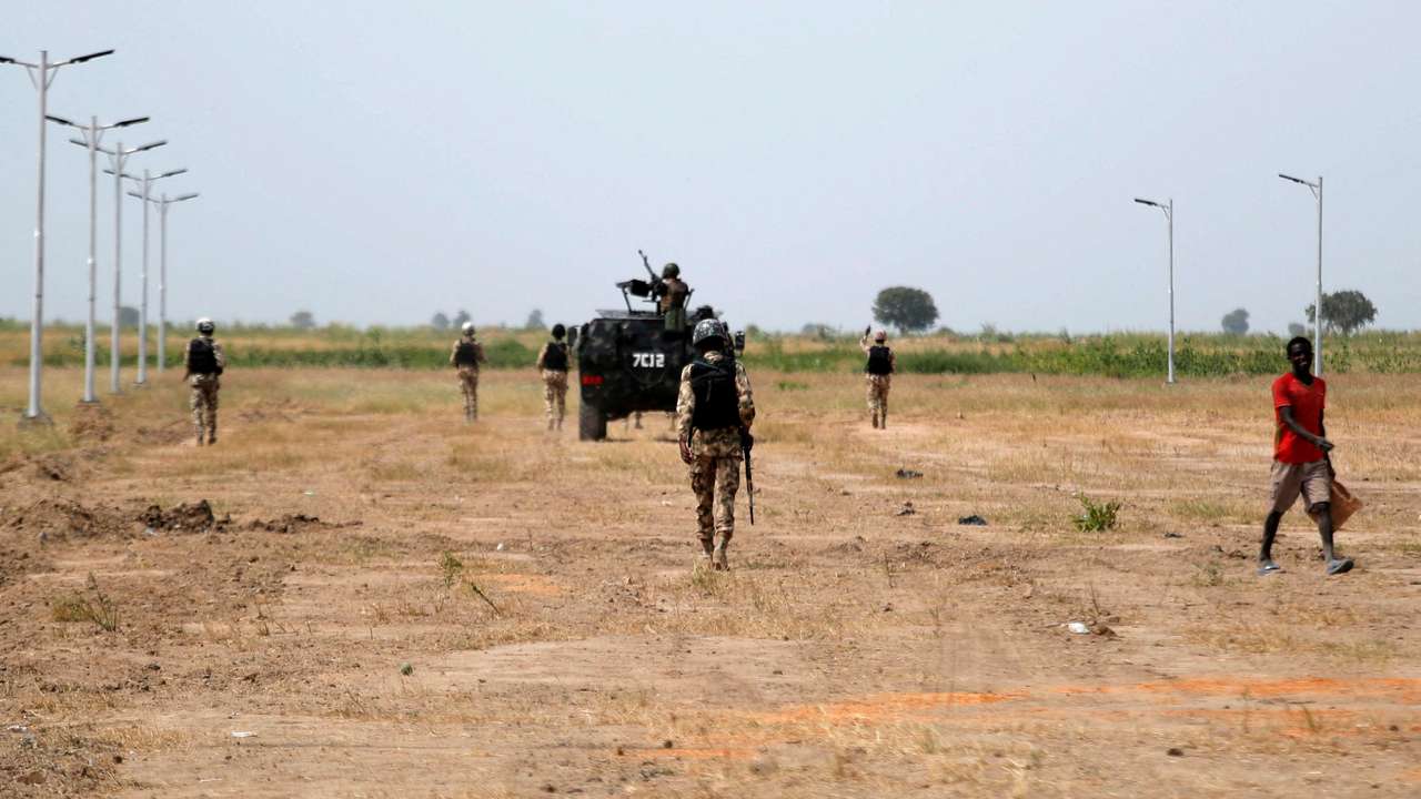 FILE PHOTO: Internally displaced people return home in Borno State