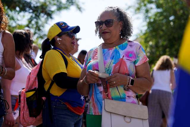 Venezuelan expatriates participate in the Venezuelan presidential election, in Madrid