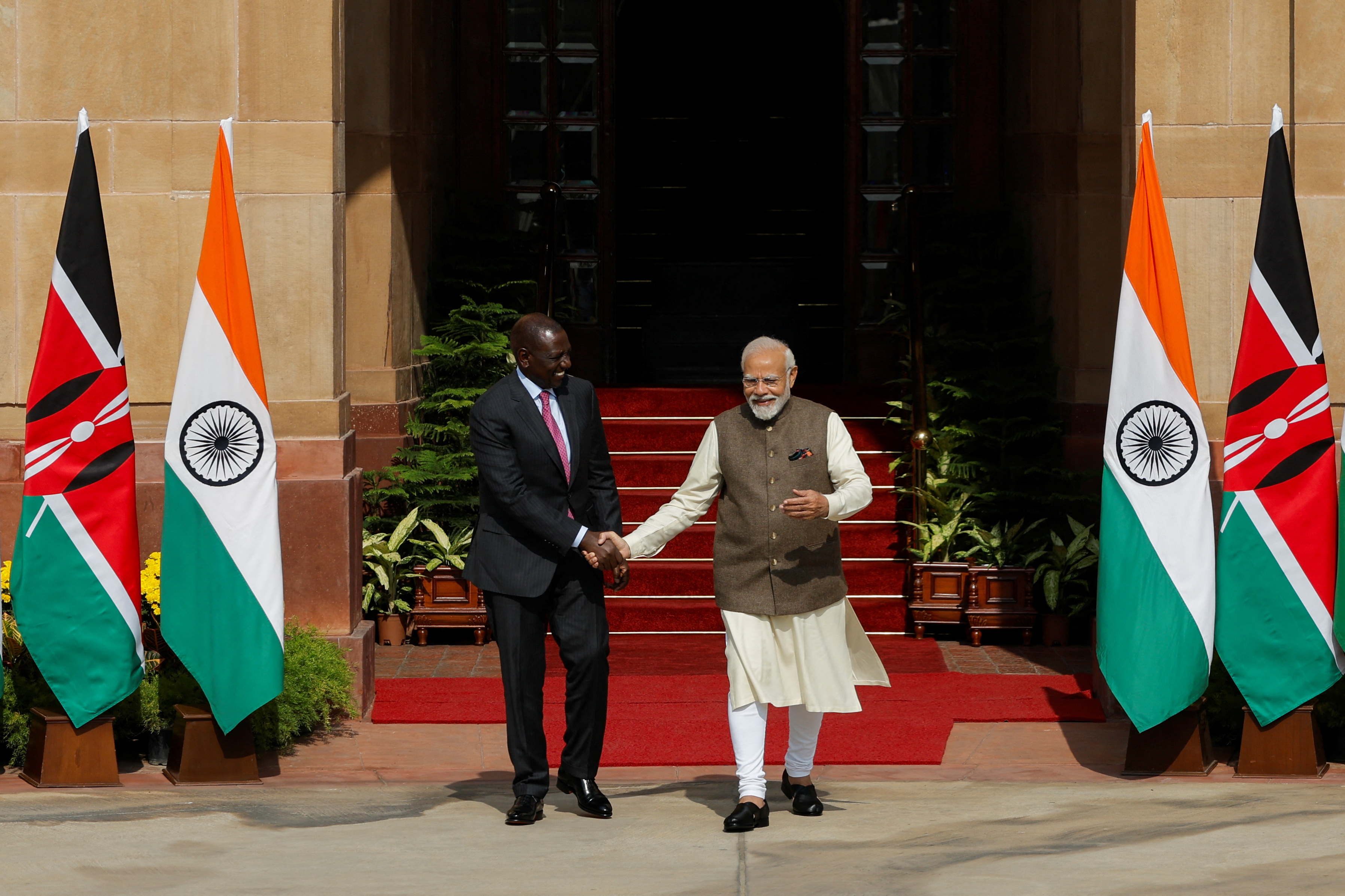 Kenyan President Ruto visits India