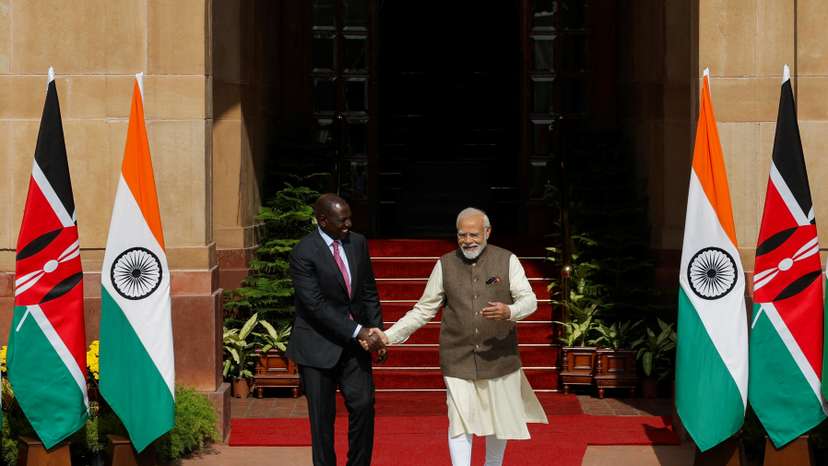 Kenyan President Ruto visits India
