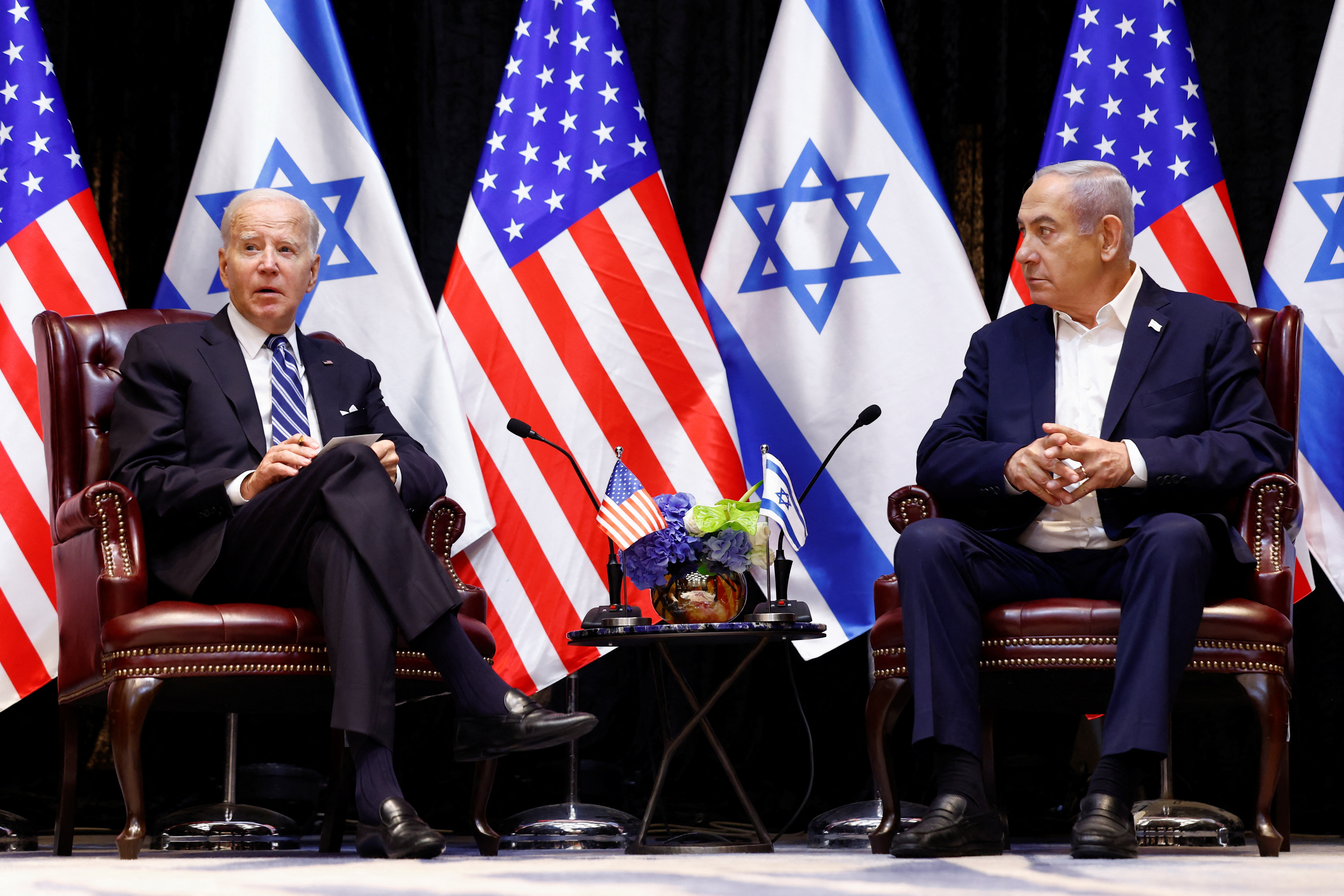 U.S. President Biden visits Israel amid the ongoing conflict between Israel and Hamas
