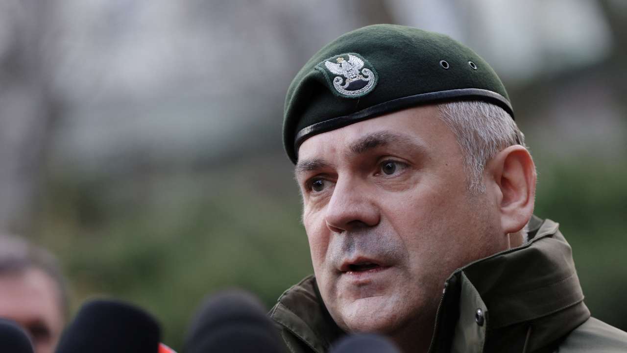 National Security Council meeting in Warsaw after an unidentified aerial object entered Polish airspace