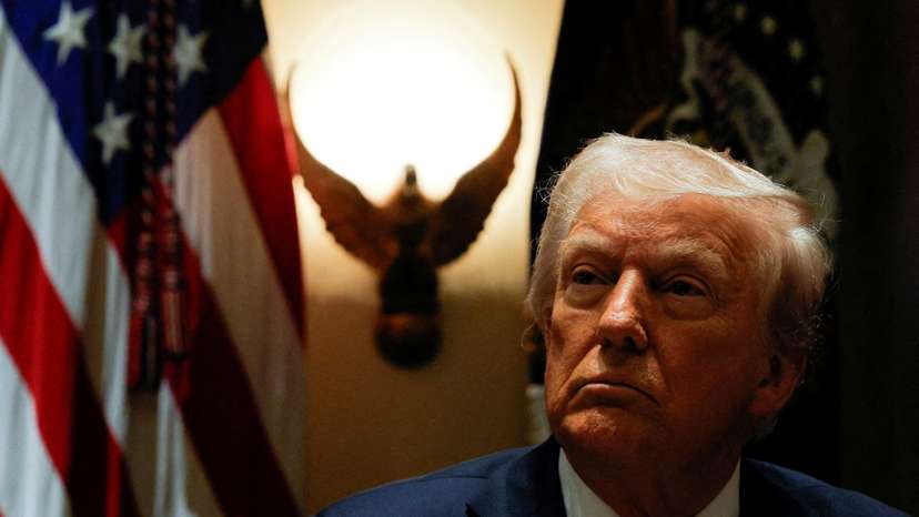 U.S. President Trump hosts his first cabinet meeting of second term at White House