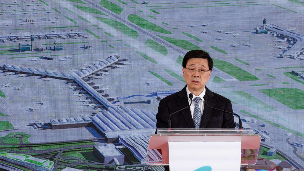 Hong Kong International Airport launches its third runway