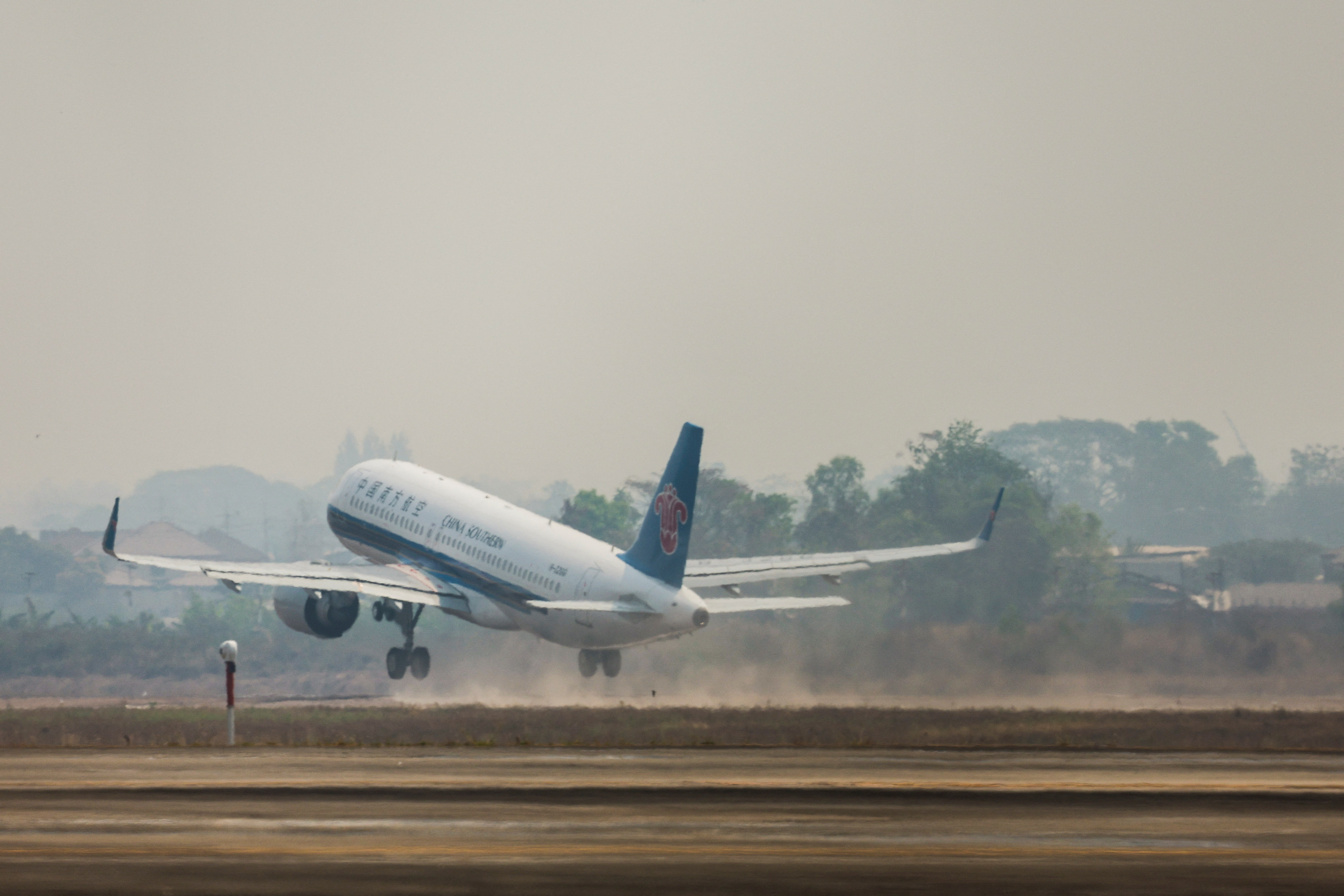 Chinese nationals, who were taken from scam centers in Myanmar, are sent back to China, in Tak