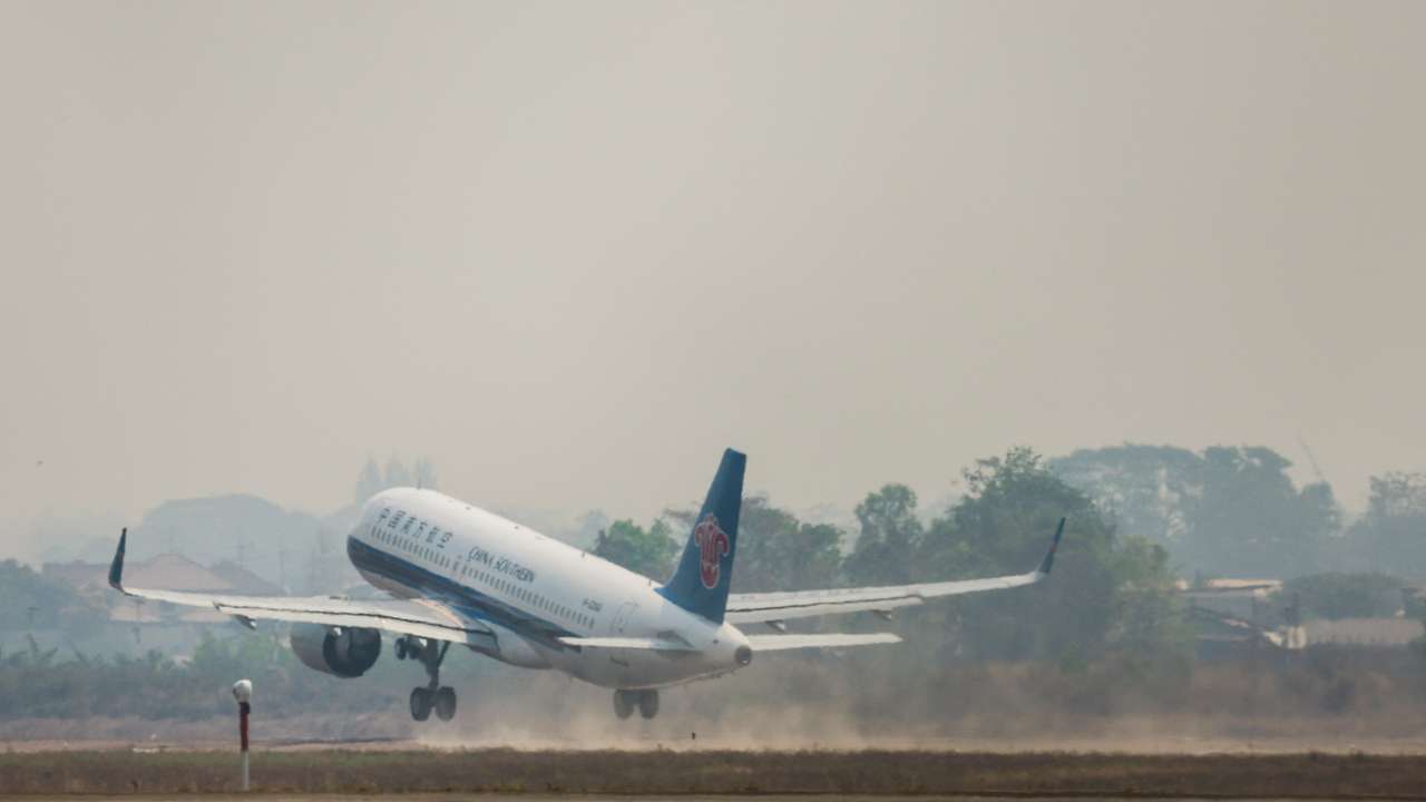 Chinese nationals, who were taken from scam centers in Myanmar, are sent back to China, in Tak