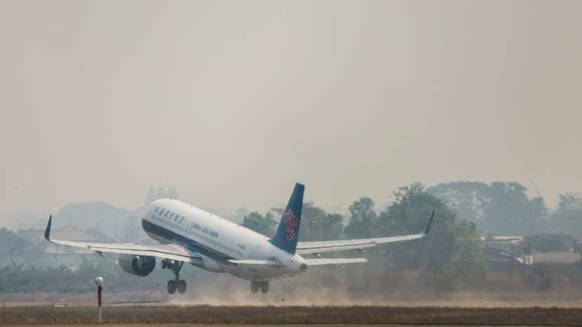 Chinese nationals, who were taken from scam centers in Myanmar, are sent back to China, in Tak