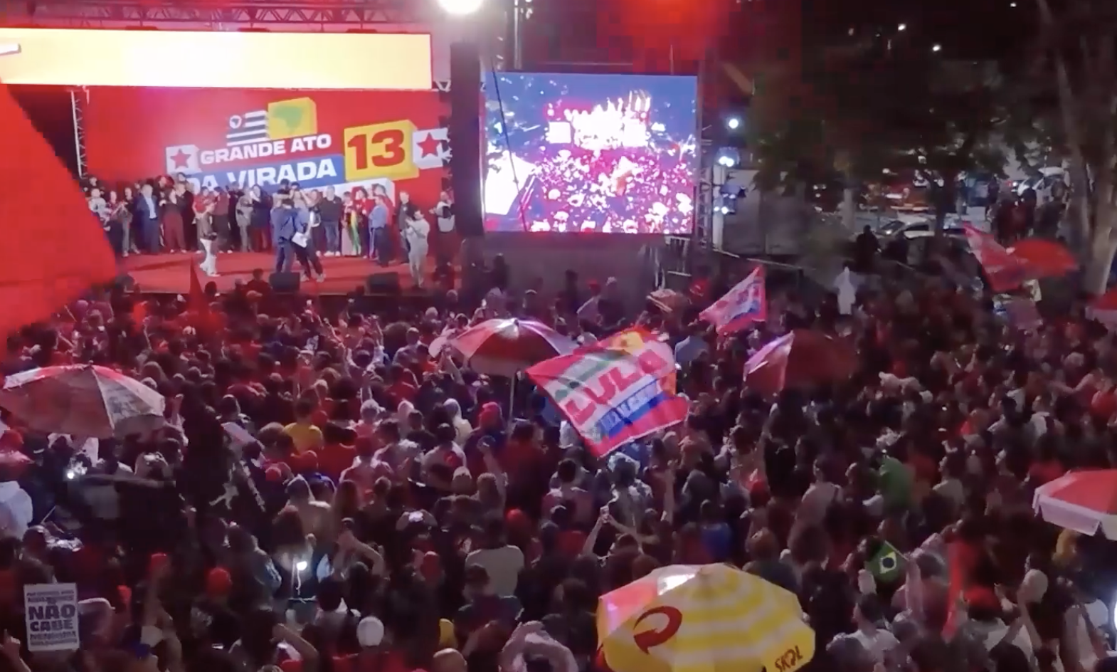 Lula supporters rally