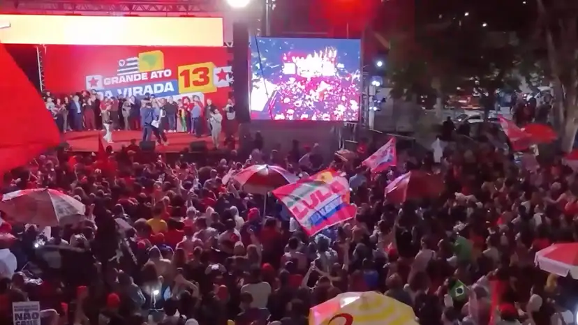 Lula supporters rally