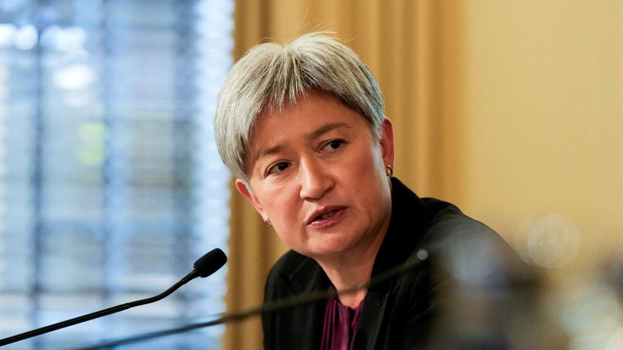 FILE PHOTO: Australian Foreign Minister Penny Wong in Melbourne