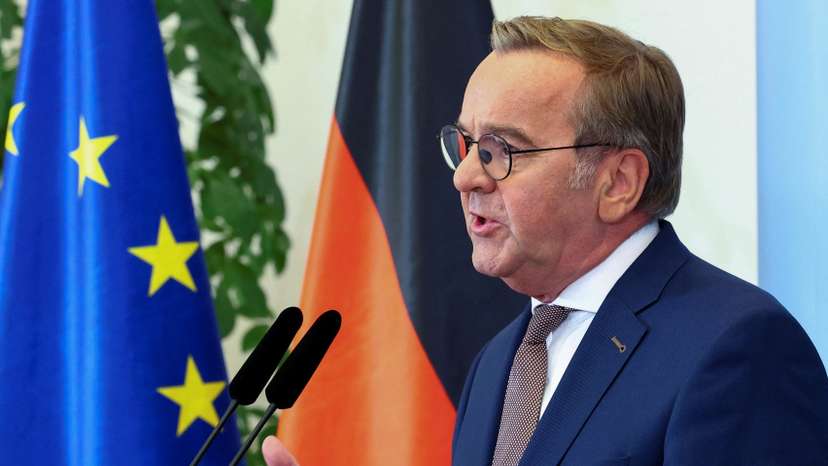 German Chancellor Merz and Defence Minister Pistorius hold a press conference after cabinet meeting, in Berlin