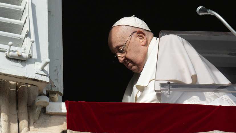 Pope Francis leads Angelus prayer at the Vatican