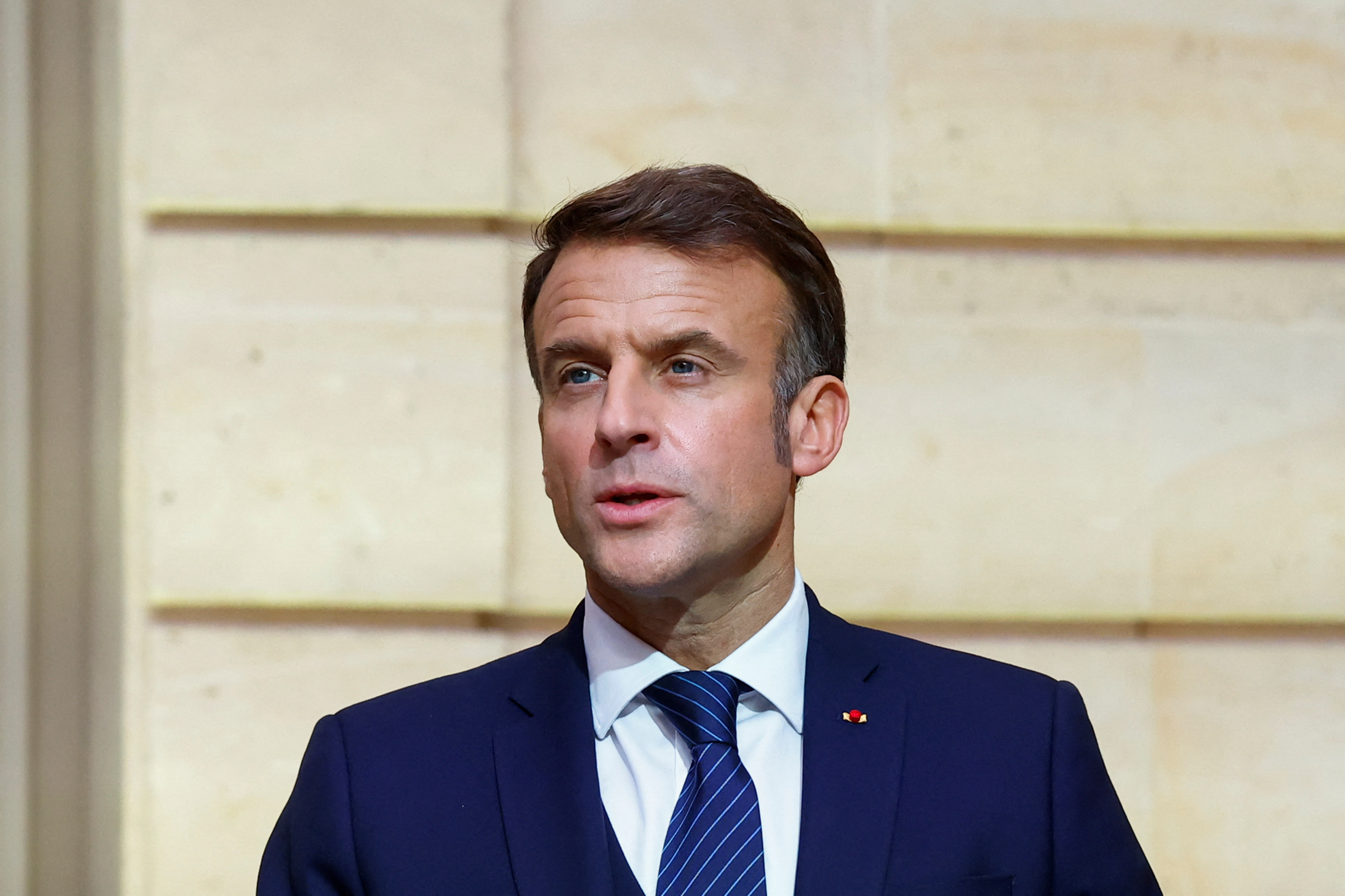 NATO Secretary General Rutte meets with French President Macron, in Paris